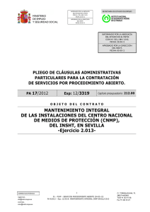 Nueva ventana:Pliego Cláusulas Administrativas Particulares 17-2012 (pdf, 266 Kbytes)