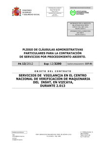 Nueva ventana:Pliego Cláusulas Administrativas Particulares 13-2012 (pdf, 264 Kbytes)