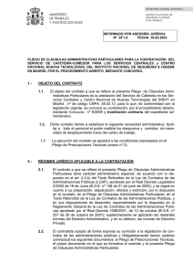 Nueva ventana:Pliego de Cláusulas Administrativas Particulares (pdf, 90 Kbytes)