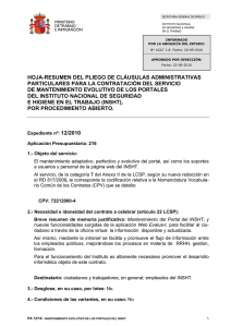 Nueva ventana:Pliego de Clausulas Administrativas Particulares (pdf, 274 Kbytes)