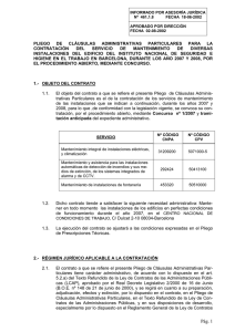Nueva ventana:Pliego de Cláusulas Administrativas Particulares (pdf, 87 Kbytes)