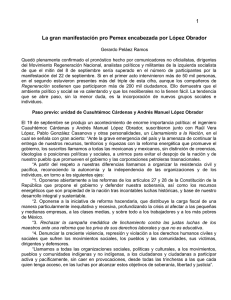 1 La gran manifestación pro Pemex encabezada por López Obrador