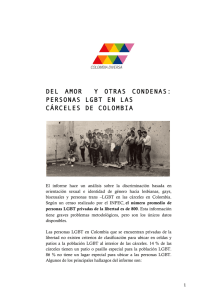 colombia diversa personas LGBT en carceles de colombia 2013 2014 resumen