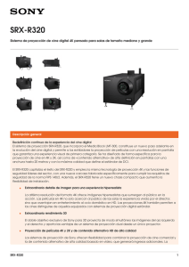 SRX-R320 Sistema de proyección de cine digital 4K pensado para salas...
