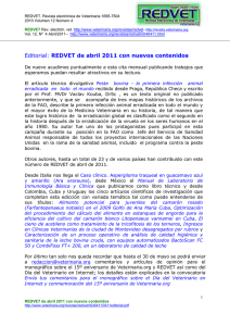 REDVET. Revista electrónica de Veterinaria 1695-7504 2010 Volumen 12 Número 4
