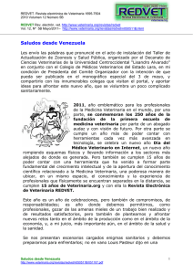 REDVET. Revista electrónica de Veterinaria 1695-7504 2010 Volumen 12 Número 5B