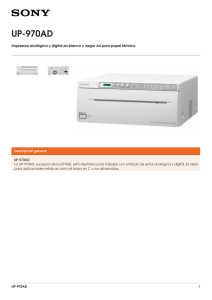 UP-970AD Impresora analógica y digital en blanco y negro A4 para...
