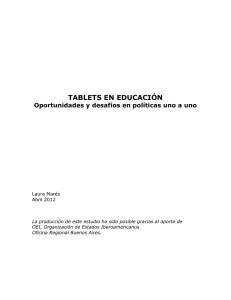 “Tablets en Educación”