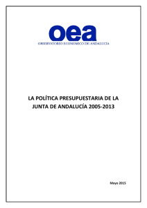 un informe del Observatorio Económico de Andalucía (OEA)