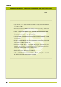 Nueva ventana:Normas generales de utilización de equipos de protección individual (pdf, 9 Kbytes)