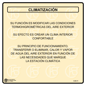 Nueva ventana:Climatización (pdf, 23 Kbytes)