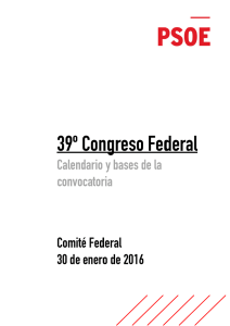 calendario congresual