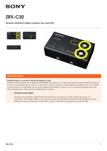 ZRX-C30 Receptor inalámbrico digital compacto de la serie DWZ