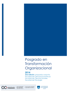 Posgrado en Transformación Organizacional 2014