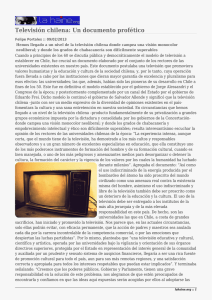 Televisión chilena: Un documento profético