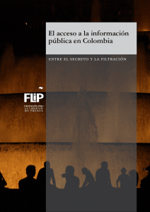 El acceso a la información pública en Colombia