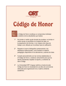 Código de Honor - Universidad ORT Uruguay