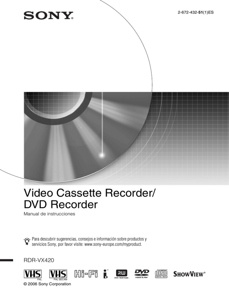 Video Cassette Recorder/ DVD Recorder