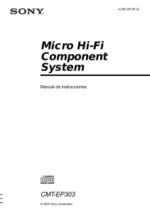 Micro Hi-Fi Component System CMT-EP303