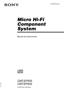 Micro Hi-Fi Component System CMT-EP505