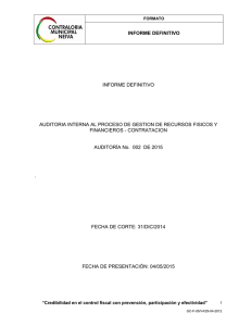 Proceso G R Físicos y Fros Contractual 2015