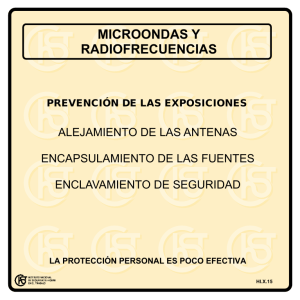 Nueva ventana:Microondas y radiofrecuencias (pdf, 24 Kbytes)