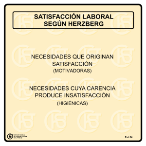 Nueva ventana:Satisfacción laboral según Herzberg (pdf, 23 Kbytes)