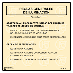 Nueva ventana:Reglas generales de iluminación (pdf, 22 Kbytes)