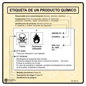 Nueva ventana:Etiqueta de un producto químico (pdf, 46 Kbytes)