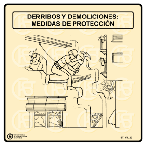 Nueva ventana:Derribos y demoliciones: medidas de protección (pdf, 33 Kbytes)
