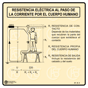Nueva ventana:Resistencia eléctrica al paso de la corriente por el cuerpo humano (pdf, 41 Kbytes)