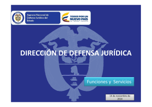 - Presentación Dirección de Defensa Jurídica