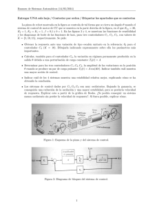Examen de Sistemas Autom´ aticos (14/05/2014)