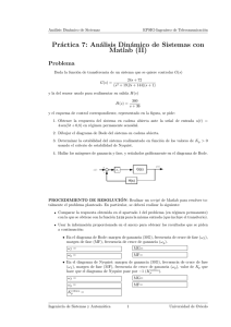 Análisis Dinámico de Sistemas con Matlab (II)