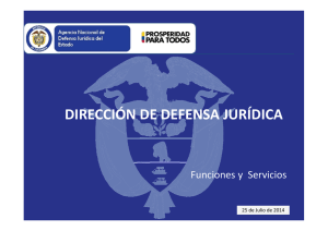 - Dirección de Defensa Juridica