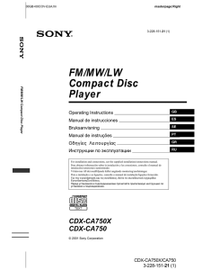 FM MW LW Compact Disc