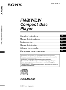 FM MW LW Compact Disc