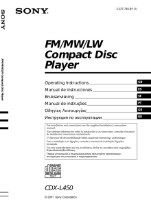 FM Compact Disc Player