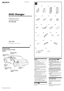 DVD Changer DVX-100 Installation/Connections Instalación/Conexiones