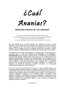 which ananias spanish