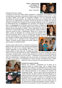 April 2011 Newsletter in SPANISH