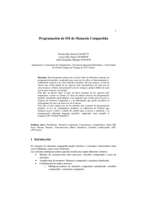 Programación de SM de Memoria Compartida  1 Noelia Díaz Gracia UO188772