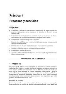 Práctica 1: Procesos y servicios