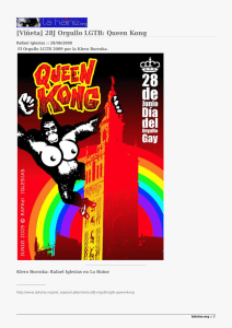 [Viñeta] 28J Orgullo LGTB: Queen Kong _______________