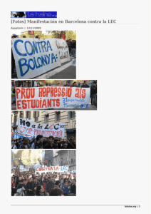 [Fotos] Manifestación en Barcelona contra la LEC Apoptosis :: 13/11/2008