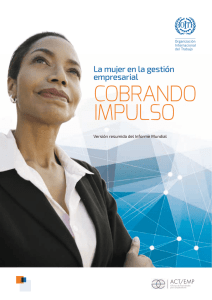 Descargar el Informe La mujer en la gestión empresarial: Cobrando impulso