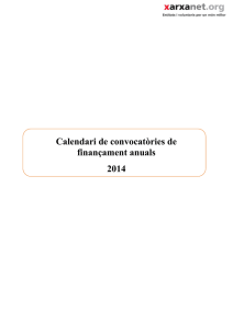 convocatories anuals 2014