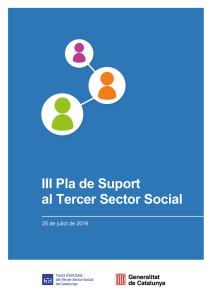 iii pla de suport tercer sector social