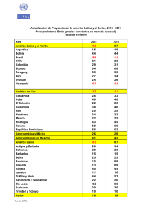 Descarga la proyección del PIB en Amèrica Latina y El Caribe»