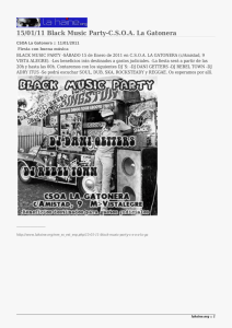 15/01/11 Black Music Party-C.S.O.A. La Gatonera